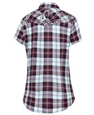 Chemise country PASADENA rouge Short