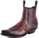 Boots MAYURA Homme ROCK-2500 PYTHON ROUGE & NOIR 304