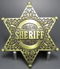 Etoile SHERIFF GU044AB dorée