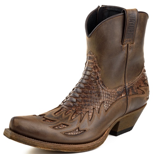 Boots MAYURA Homme 12 PYTHON CASTANA MATE 298