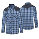 Chemise   western HANK BLUE