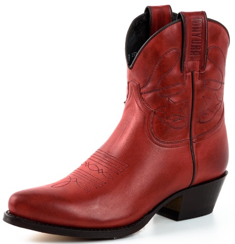 Bottines MAYURA 2374 ROUGE 258