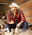 Chemise Country LUMBER JACK ROUGE