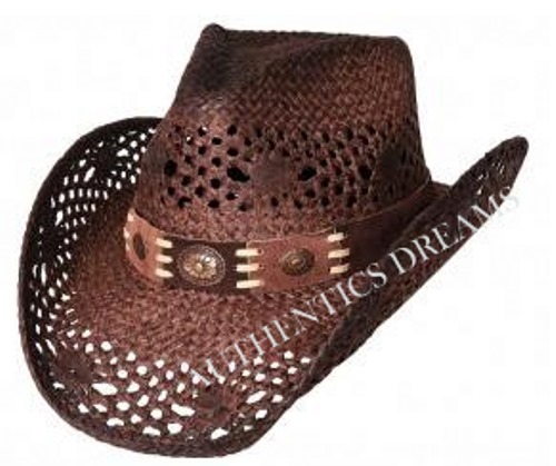 Chapeau Cow Boy  PURE COUNTRY MARRON