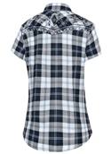 Chemise country PASADENA  BLEU SHORT