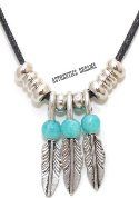 Collier TRIO PLUMES N-2279