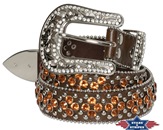 Ceinture cuir STONE 05 Marron