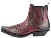 Boots MAYURA Homme ROCK-2500 PYTHON ROUGE & NOIR 304