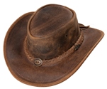 Chapeau Cuir CRAZY HORSE