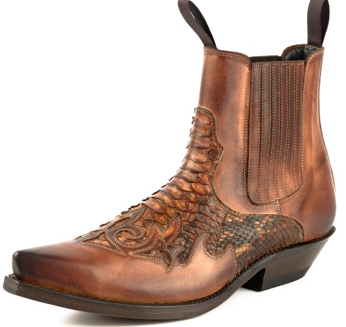 Boots MAYURA Homme ROCK-2500 PYTHON COGNAC 300