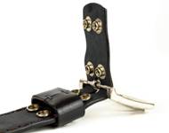 Ceinture cuir vachette MAYURA BROWN