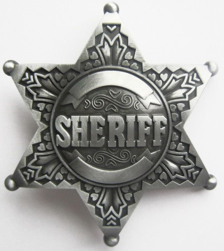 Etoile SHERIFF GU044 Argentée