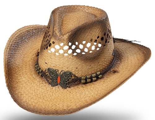 Chapeau Cow Boy BUTTERFLY