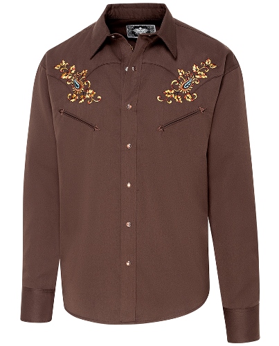 Chemise western HOGAN Brown