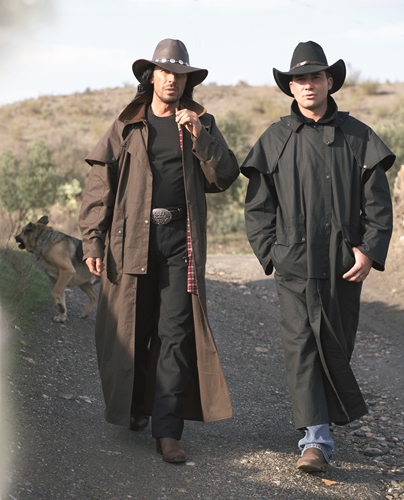 long manteau western