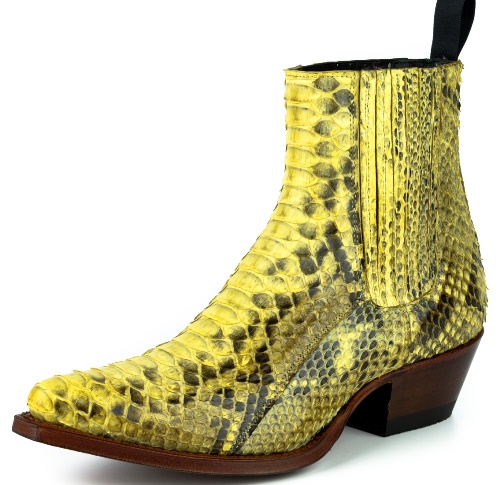 Bottes MAYURA MARIE 2496 PYTHON JAUNE 322