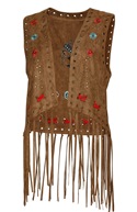 Gilet JOLEEN Marron