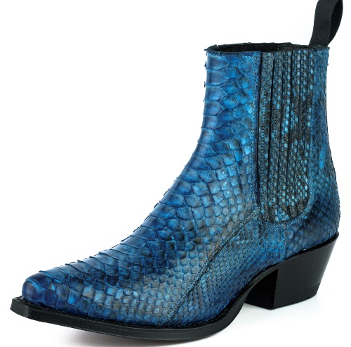 Bottes MAYURA MARIE 2496 PYTHON BLEU 323