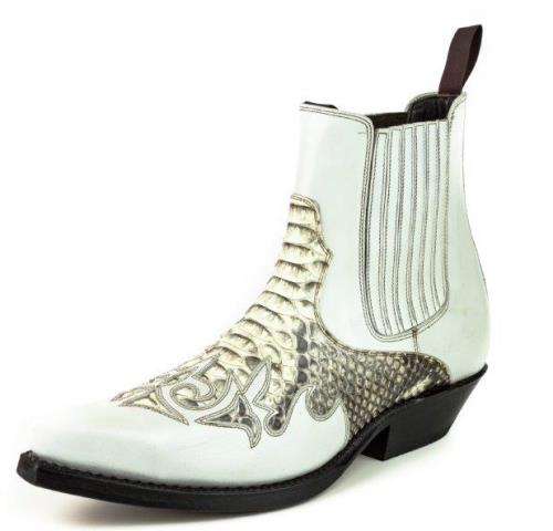 Boots MAYURA Homme ROCK-2500 PYTHON BLANC