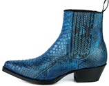 Bottes MAYURA MARIE 2496 PYTHON BLEU 323