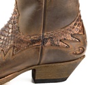 Boots MAYURA Homme 12 PYTHON CASTANA MATE 298