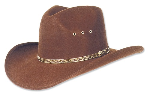 Chapeau Cowboy KANSAS Marron 