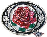 Boucle de Ceinture Rose GS-33